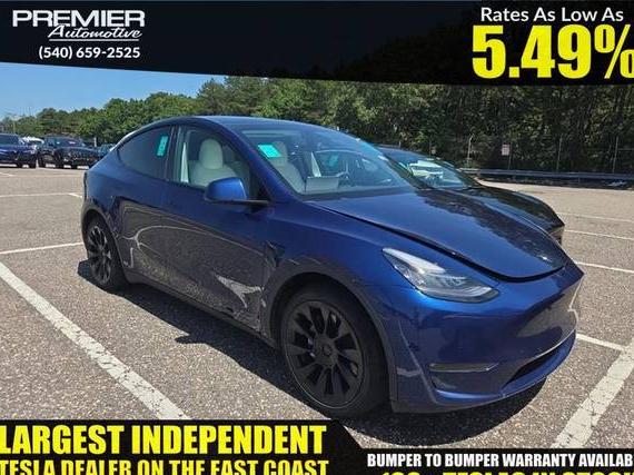 TESLA MODEL Y 2022 7SAYGAEE3NF573804 image